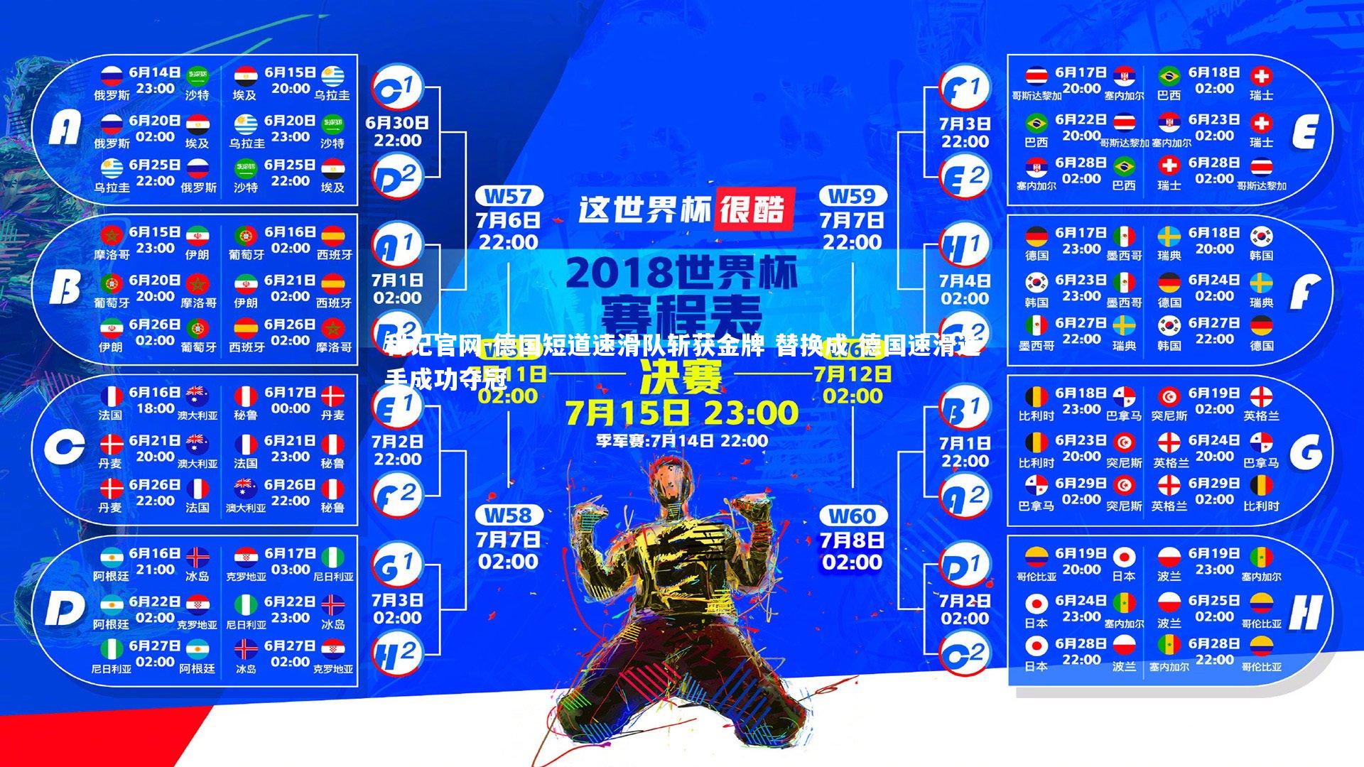 德国短道速滑队斩获金牌 替换成 德国速滑选手成功夺冠